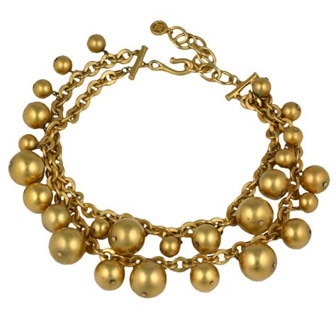 givenchy ball necklace|vintage Givenchy necklace.